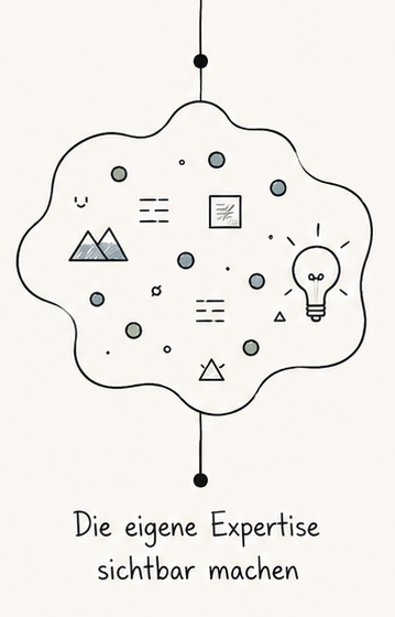 Die eigene Expertise sichtbar machen Das Mentoring extrahiert aus der Fülle von Erfahrung und Wissen die eigene Expertise